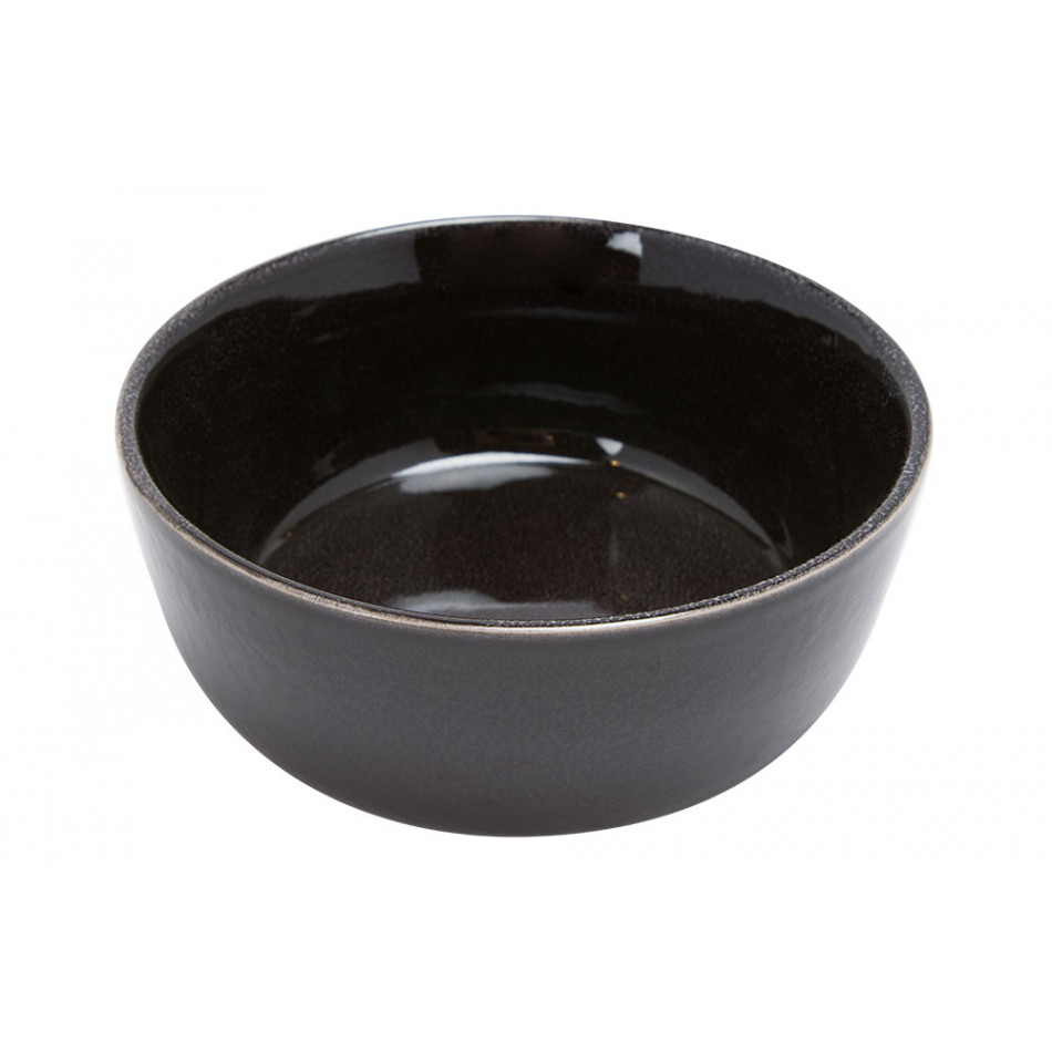 Bowl Terre, black colour, D15cm, H6.5cm