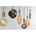 Pendant lamp Raya Black, with bulbs included, , E27 6x60W(max),135x142cm