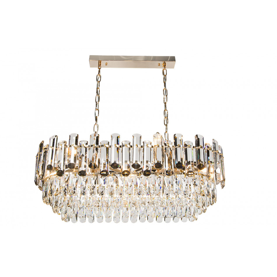 Pendant lamp Yarandilla 10, E14 10x40W(max), H32-90x80x35cm