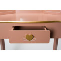 Cosmetics table for kids with stool Sissi, 60x30x99cm