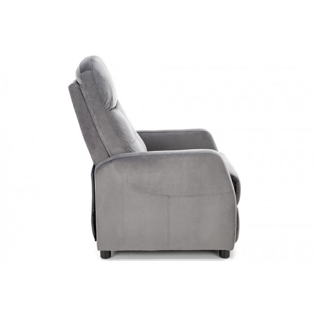 Arm chair Helipe, grey, H103x135x76,sest surf.H48cm