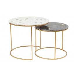 Side table Mystic Round set/2 small, H51 D61cm