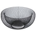 Fruit basket Mesh, black, D27cm