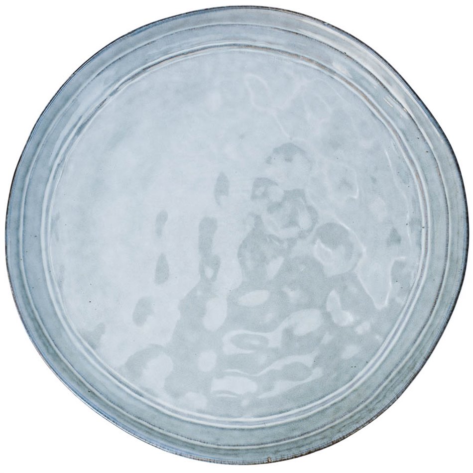 Dinner plate Flower blue, H10cm, D27.5cm