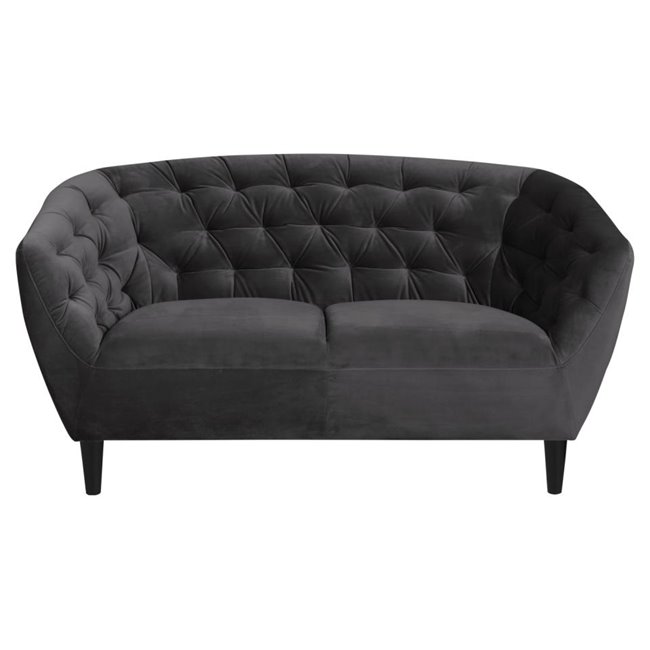 Sofa Aria, grey, H78x150x84cm, seat h.-46cm