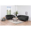 Sofa Aria, grey, H78x150x84cm, seat h.-46cm