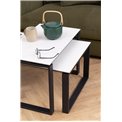 Coffee table set Akatrine, white, H45x115x69cm