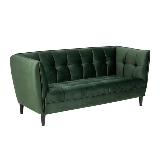 Sofa Aconna, green, H80x182x82cm