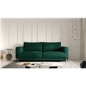 Sofa bed Edalia , Nube 35, green, H90x260x95