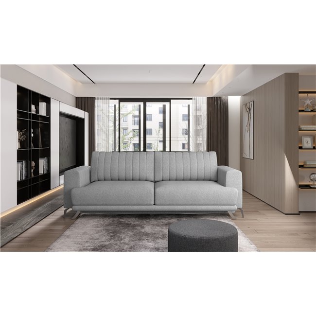 Sofa bed Ellise , Borneo 4, gray, H90x250x95