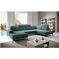 Corner sofa Elretan R, Loco 38, green, H107x350x205