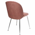 Dining chair Tammio, pink, 88x58x46cm seat high 46cm