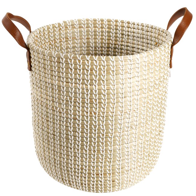 Basket Blasket L, seagrass, D39/31xH39/46cm