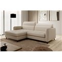 Corner sofa Elgomsi L, Manhattan 18, beige, H100x228x165