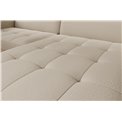 Corner sofa Elgomsi L, Manhattan 18, beige, H100x228x165