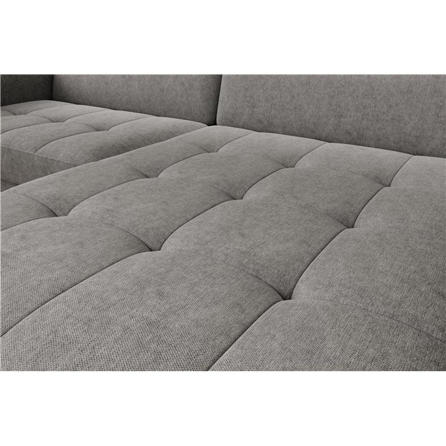 Corner sofa Elgomsi L, Raquel 04, grey, H100x228x165