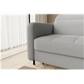 Corner sofa Elgomsi L, Royal 04, grey, H100x228x165