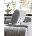 U shape sofa Elouis U Left, Borneo 4, gray, H92x347x202cm