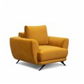 Armchair Elmego, Marte 10, black, H87x102x94cm