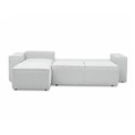 Corner sofa Elsilla L, Borneo 38, green, H95x302x204cm