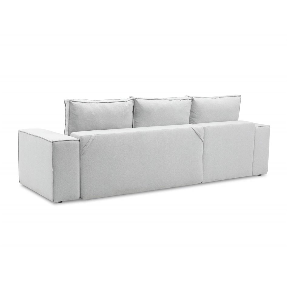 Corner sofa Elsilla L, Borneo 38, green, H95x302x204cm