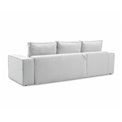 Corner sofa Elsilla L, Gojo 101, pink, H95x302x204cm