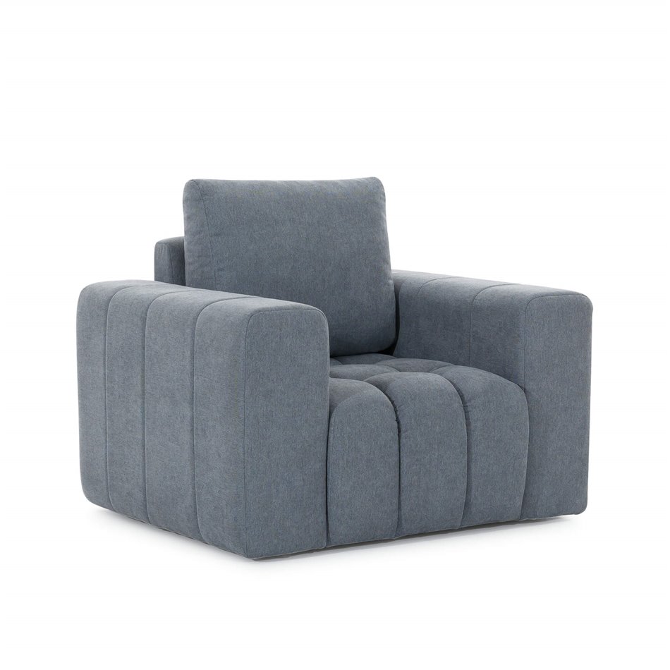 Armchair Elazaro, Grande 81, gray, H85x108x89cm