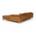 Corner sofa Elcardo R, Monolith 37, green, H90x280x60cm