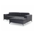 Corner sofa Elsolange L, Monolith 37, green, H80x292x196cm