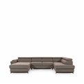 U shape sofa Elosette U Left, Inari 96, gray, H98x370x200cm