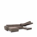 U shape sofa Elosette U Left, Inari 96, gray, H98x370x200cm