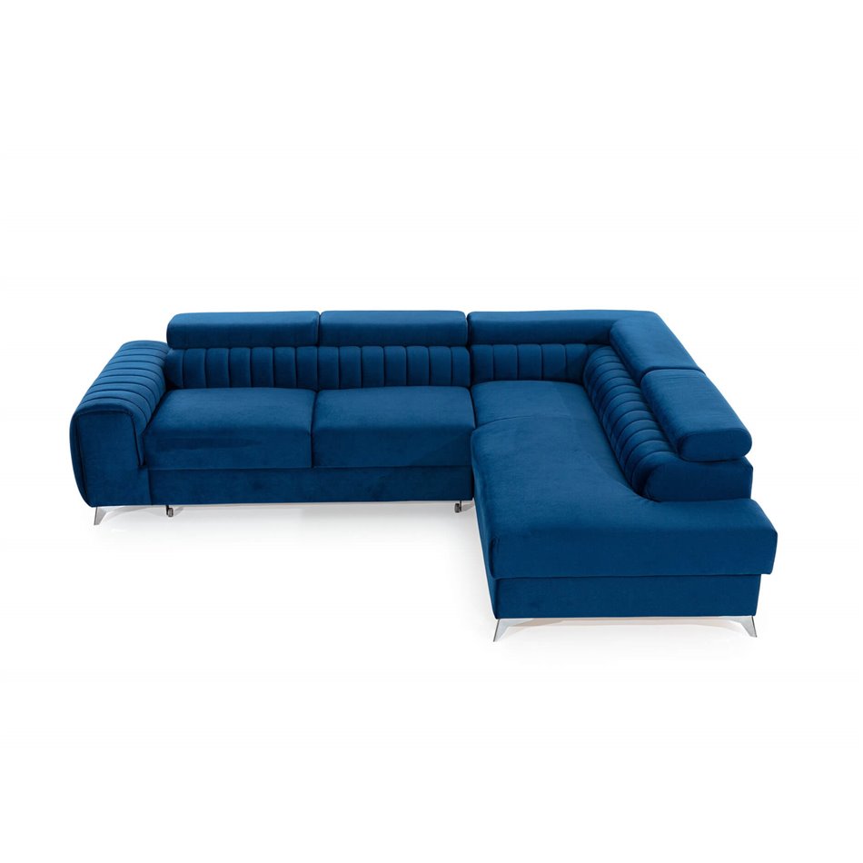 Corner sofa Elaurence L, Monolith 37, green, H92x278x205cm