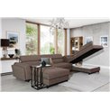 U shape sofa Elosette U Left, Inari 96, gray, H98x370x200cm