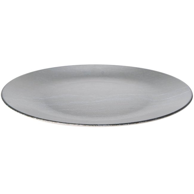 Dinner plate Cadence, grey, D26cm