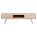 TV unit Alina, oak veneer, H45x150x40cm