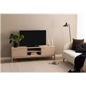 TV unit Alinley, oak veneer, H50x160x40cm