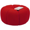 Strool Peppo Lounge, red,  H41  D80cm