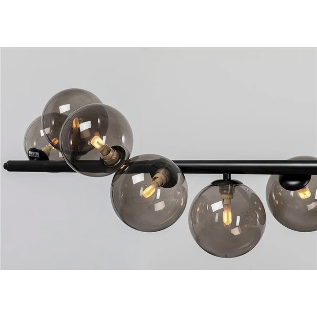 Pendant lamp Scala Balls, black, 138x155x28cm