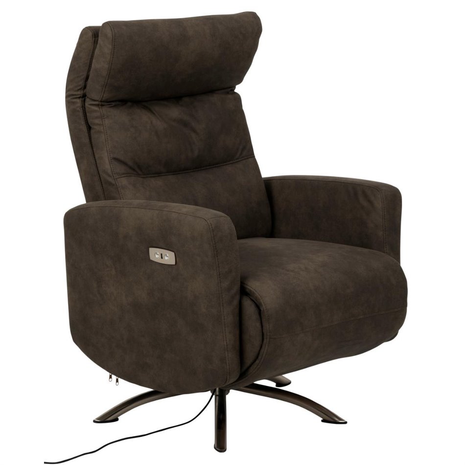 Recliner Akamares, anthracite, 75x81x110cm