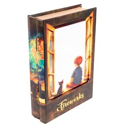 Book box Fireworks ar LED, 28x19x6cm