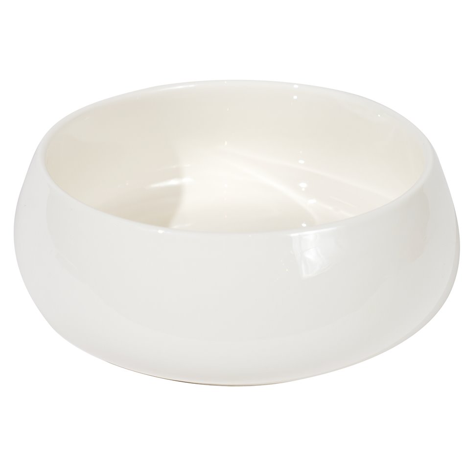 Bowl Nora, white color, porcelain, D15,3x6cm