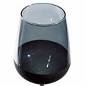 Wine glass Moluna, black, H22 D9.5cm, 500ml