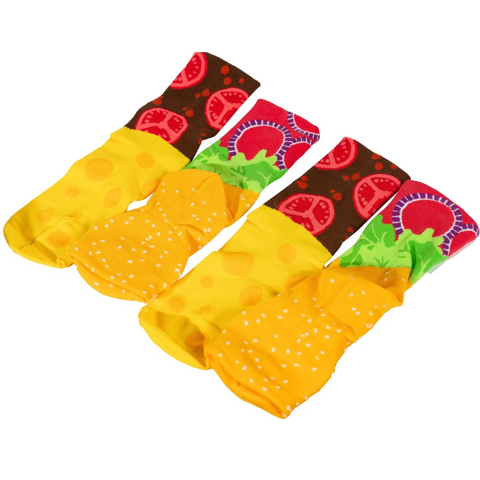 Burger socks, set 2,  size 36 - 40