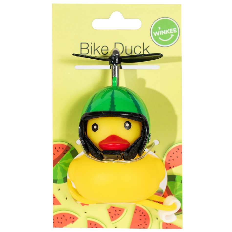 Bike ringing Duck Watermelon, H14x8x6cm