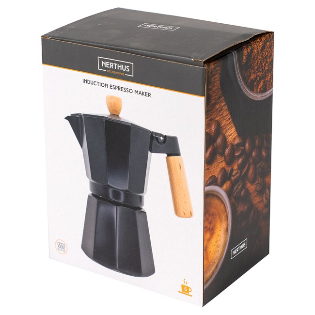 Coffee maker Madera, black, 360ml, H19, D16cm