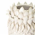 Vase White Ananas, stoneware, 33.5x16x16cm