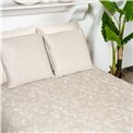 Bed cover Sete, beige,  280x260cm