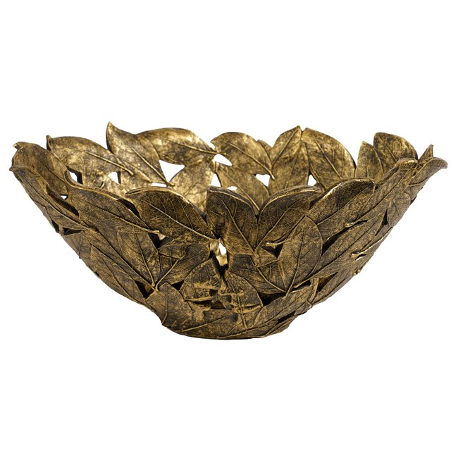 Deco plate Leaves, 18.4x41.8x24cm