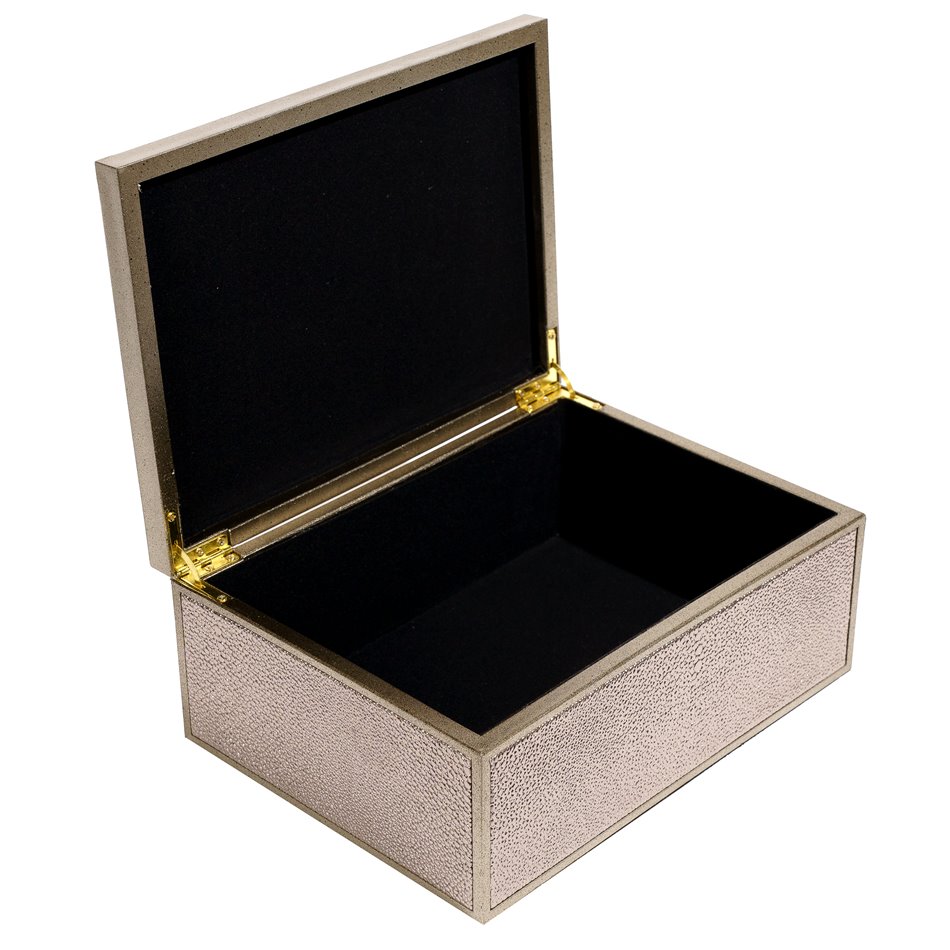 Box plasic Fulga silver L, H10x25x18.5cm