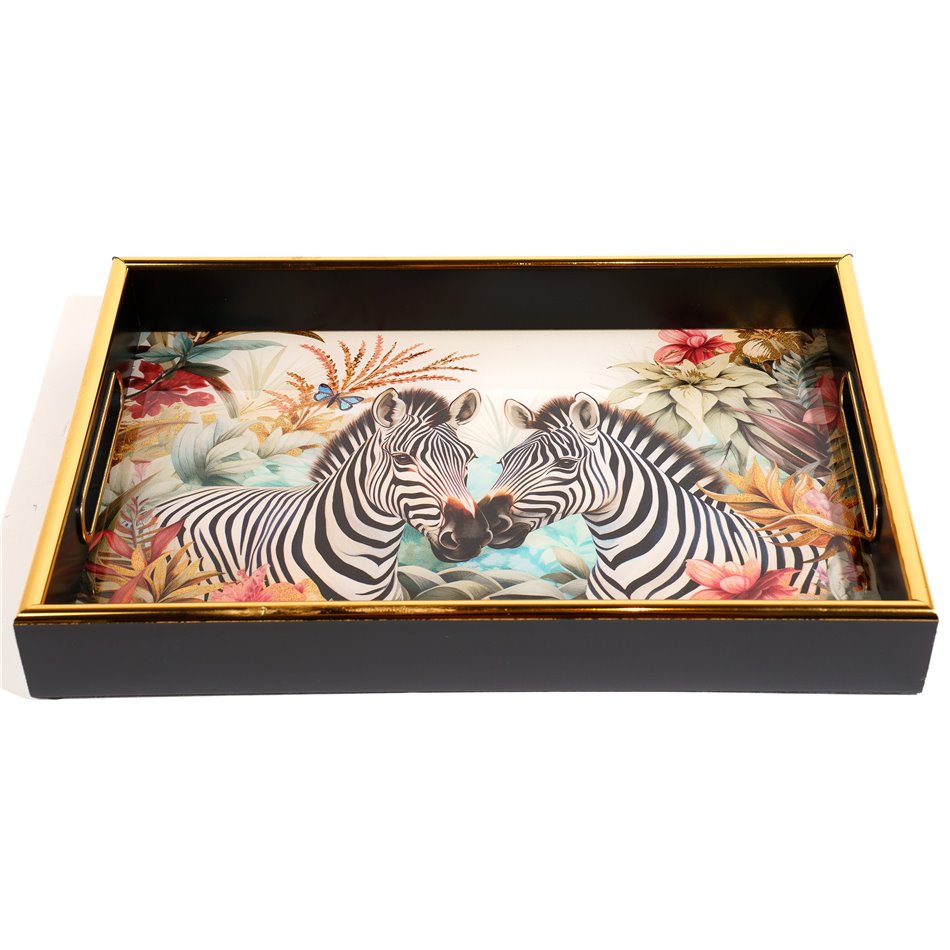 Decorative tray Febrra M, H4.5x35.5x23.5cm